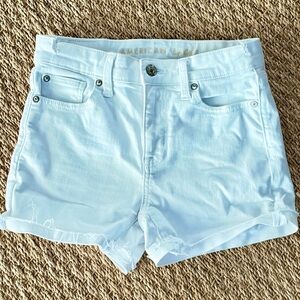 American Eagle Outfitters White Jean Shorts